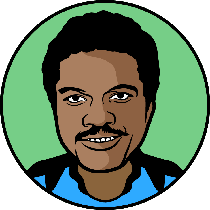 Lando Calrissian - Pitcher - Cartoon (729x729)