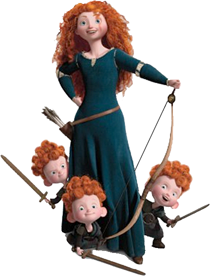 Merida Brave - Google Search - Brave Merida And Brothers (437x562)