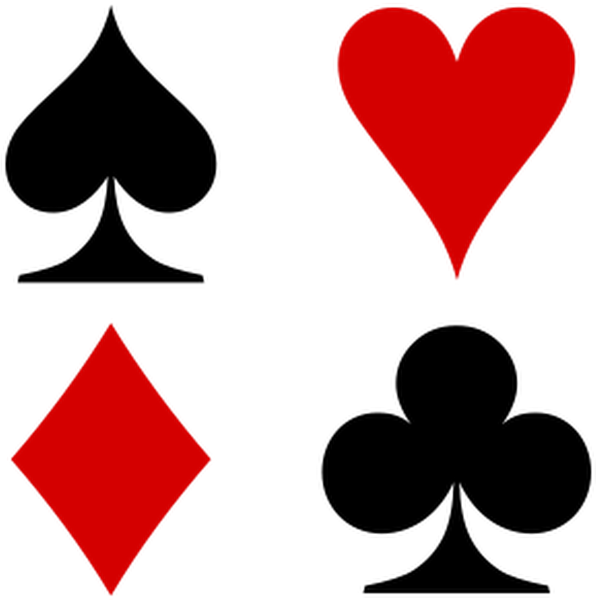 Card Suits - Heart Diamond Spade Club (900x900)