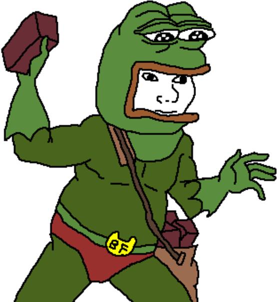 Anaconda Clipart Sad - Pepe Superhero (600x602)