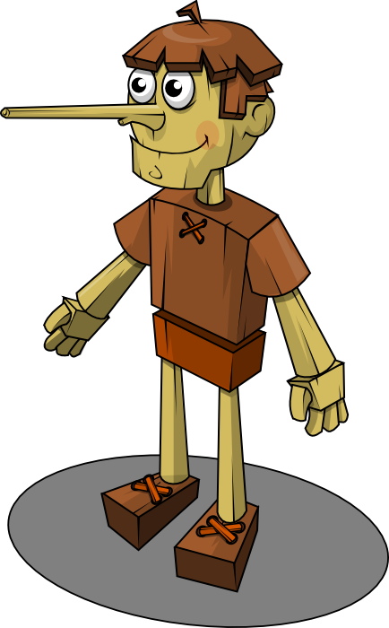 Top 94 Pinocchio Clip Art - Pinocchio Public Domain (434x700)