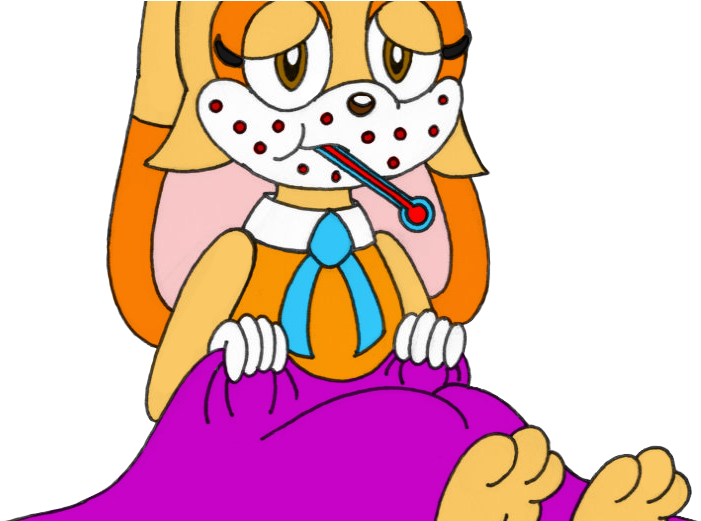 Chickenpox Spreads From Person To Person By Direct - Cartoon (816x520)