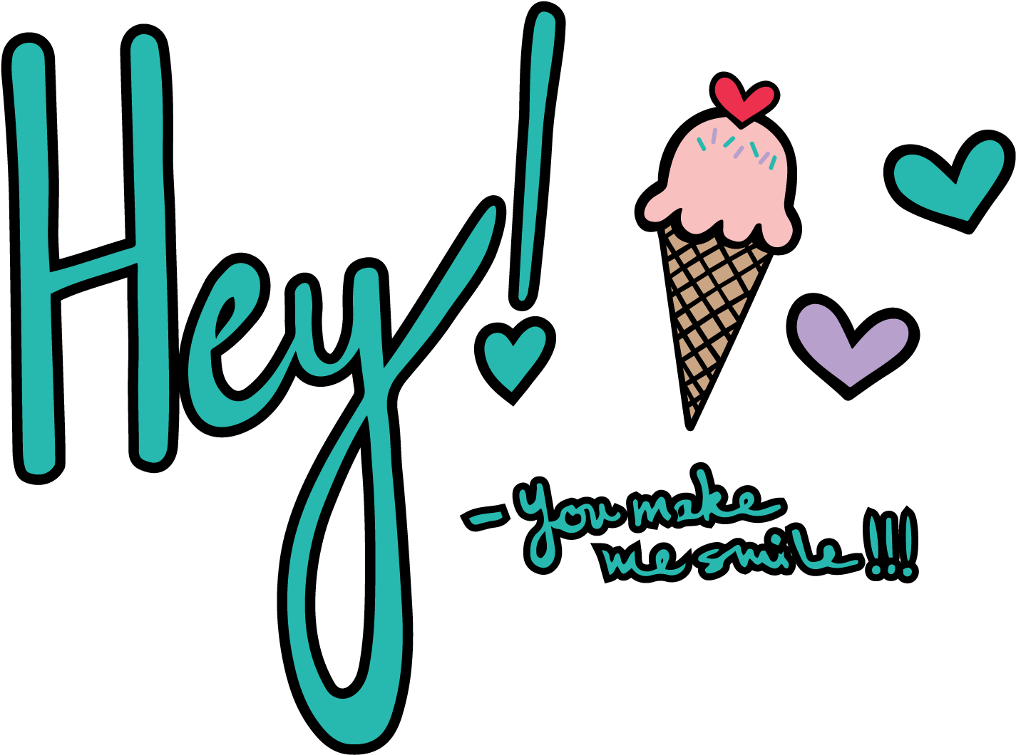 “hey, You Make Me Smile” Pocket Card - “hey, You Make Me Smile” Pocket Card (1476x1075)