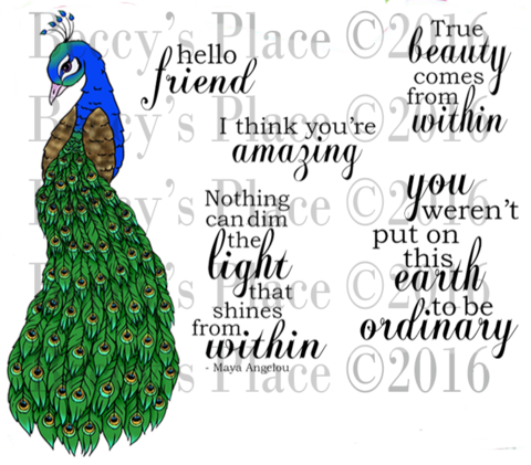 True Beauty Digital Stamp Set [digi844b] - Digital Stamp (480x421)