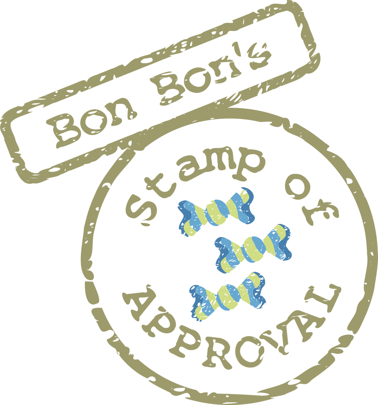 Bon Bon Stamp Of Approval By Tiwake - Circle (1280x1368)