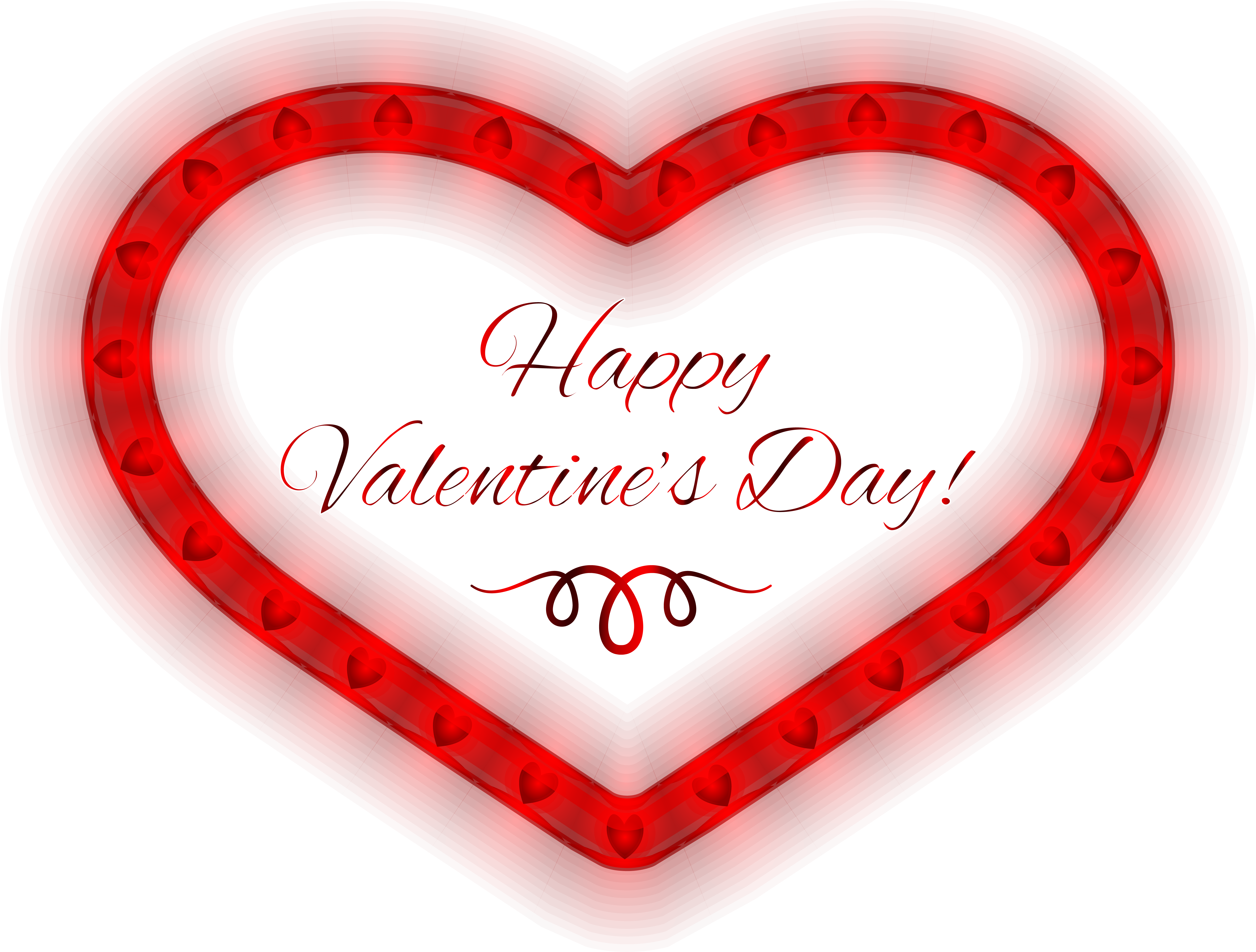 Valentine's Day Clipart Happy Valentines Day - Happy Valentines Day Heart (6142x4656)