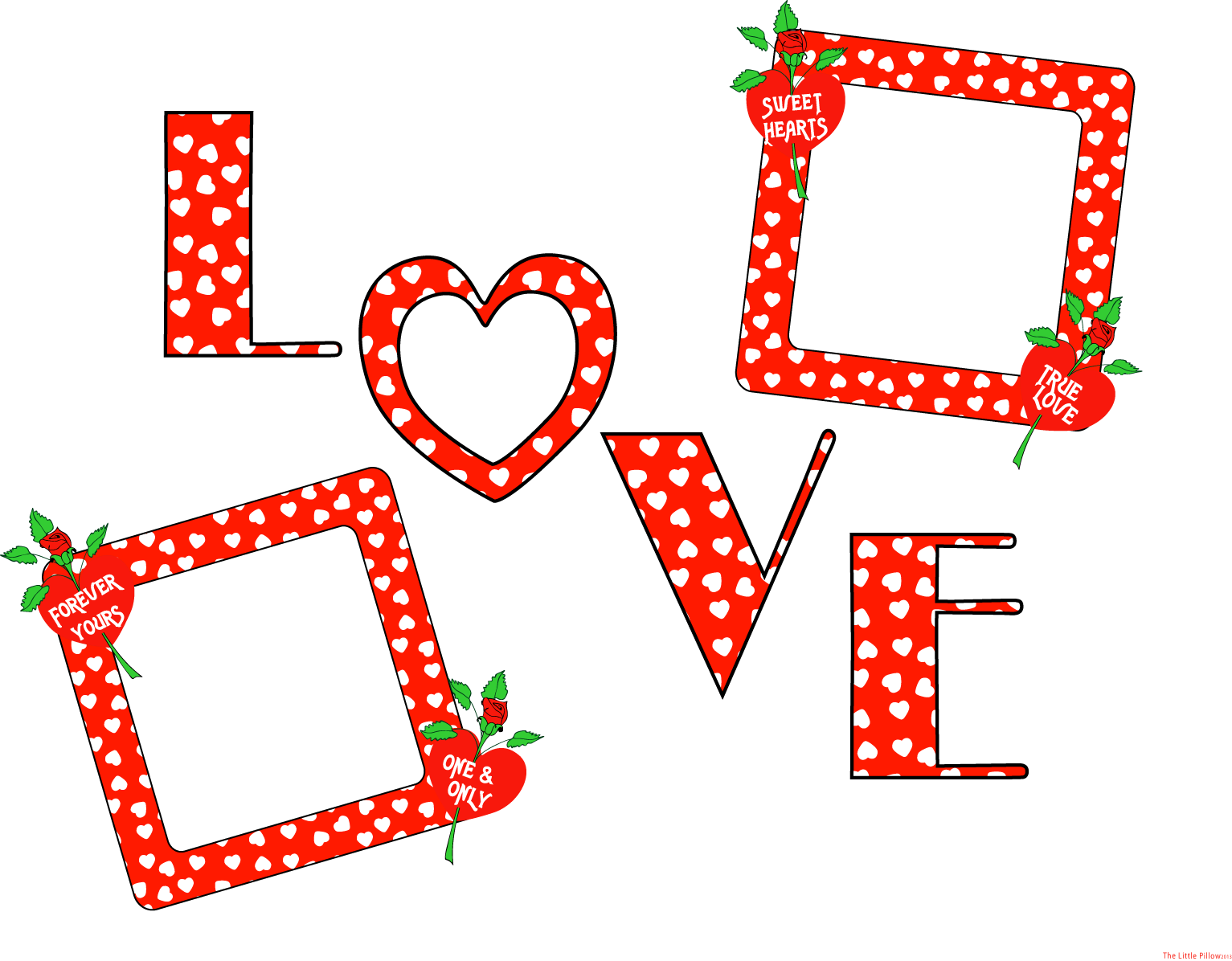 Valentines Day Frame Png Image Background - Frames Love Photo Png (1533x1196)