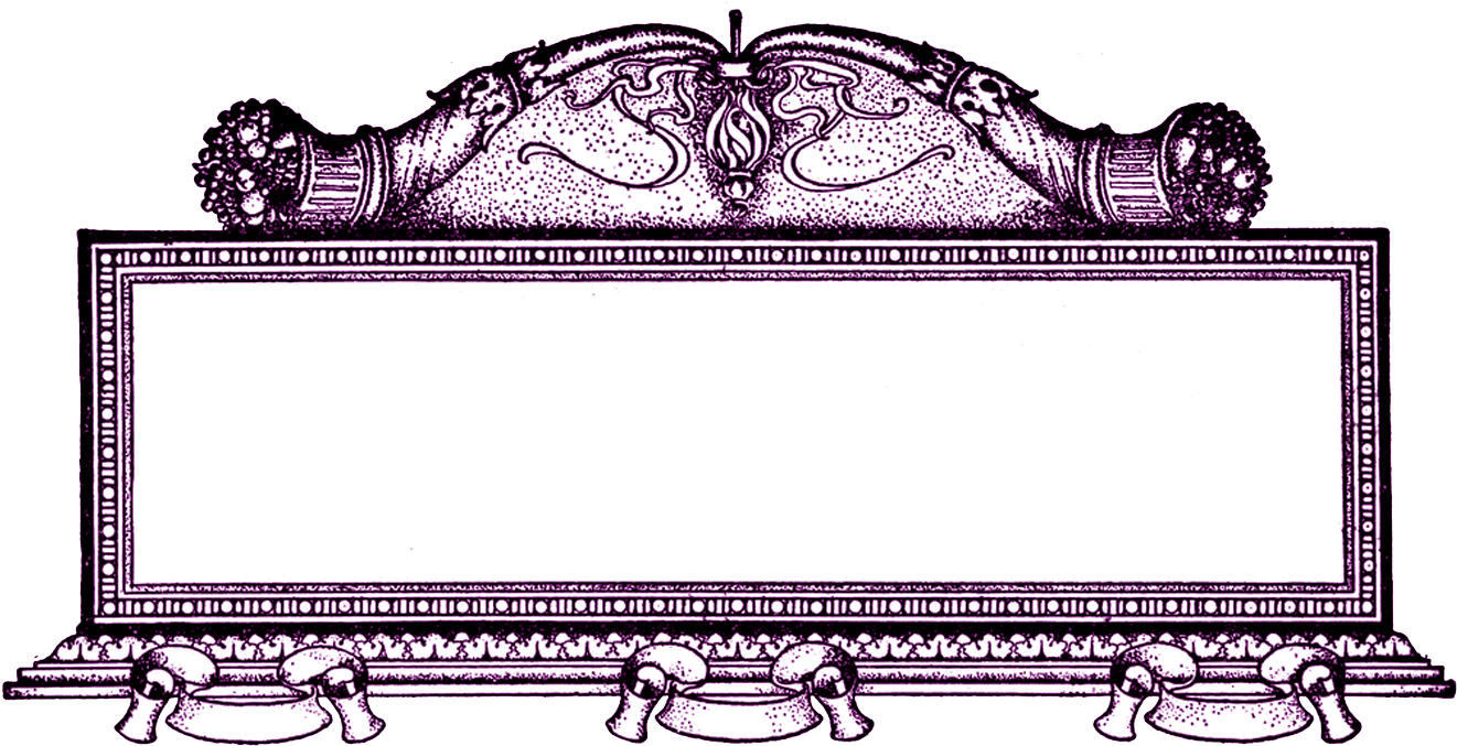 Vintage Digital Stamps Stamp Ornate Frame - Postage Stamp (1350x693)