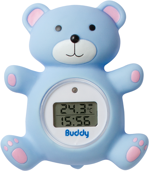 Teddy Bear Bath Thermometer - Visiomed Buddy Set Thermometer (800x800)