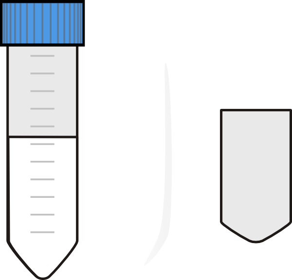 Centrifuge Tube White Clip Art At Clker - Centrifuge Tube Clipart (600x576)