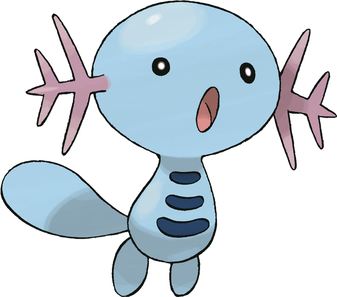 Axolotl Clipart Pokemon - Wooper Pokemon (1080x1080)