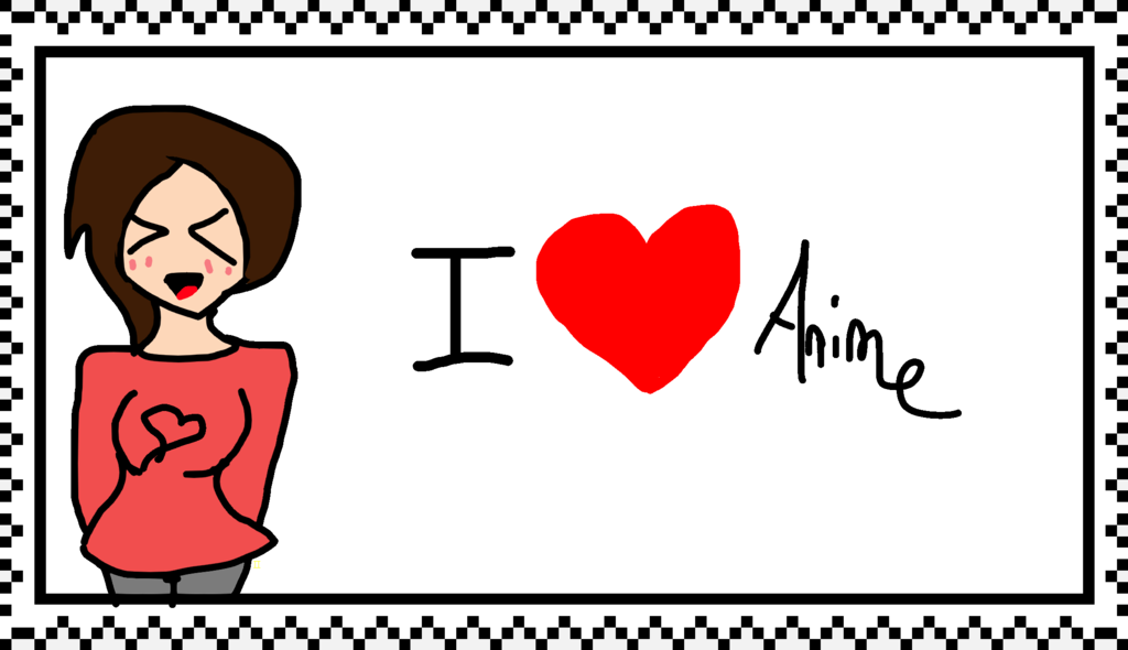 I Heart Anime Stamp By Fefea-fay - Postage Stamp (1024x590)