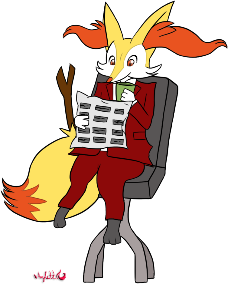 Suit Braixen By Arylett-charnoa - Cartoon (808x989)