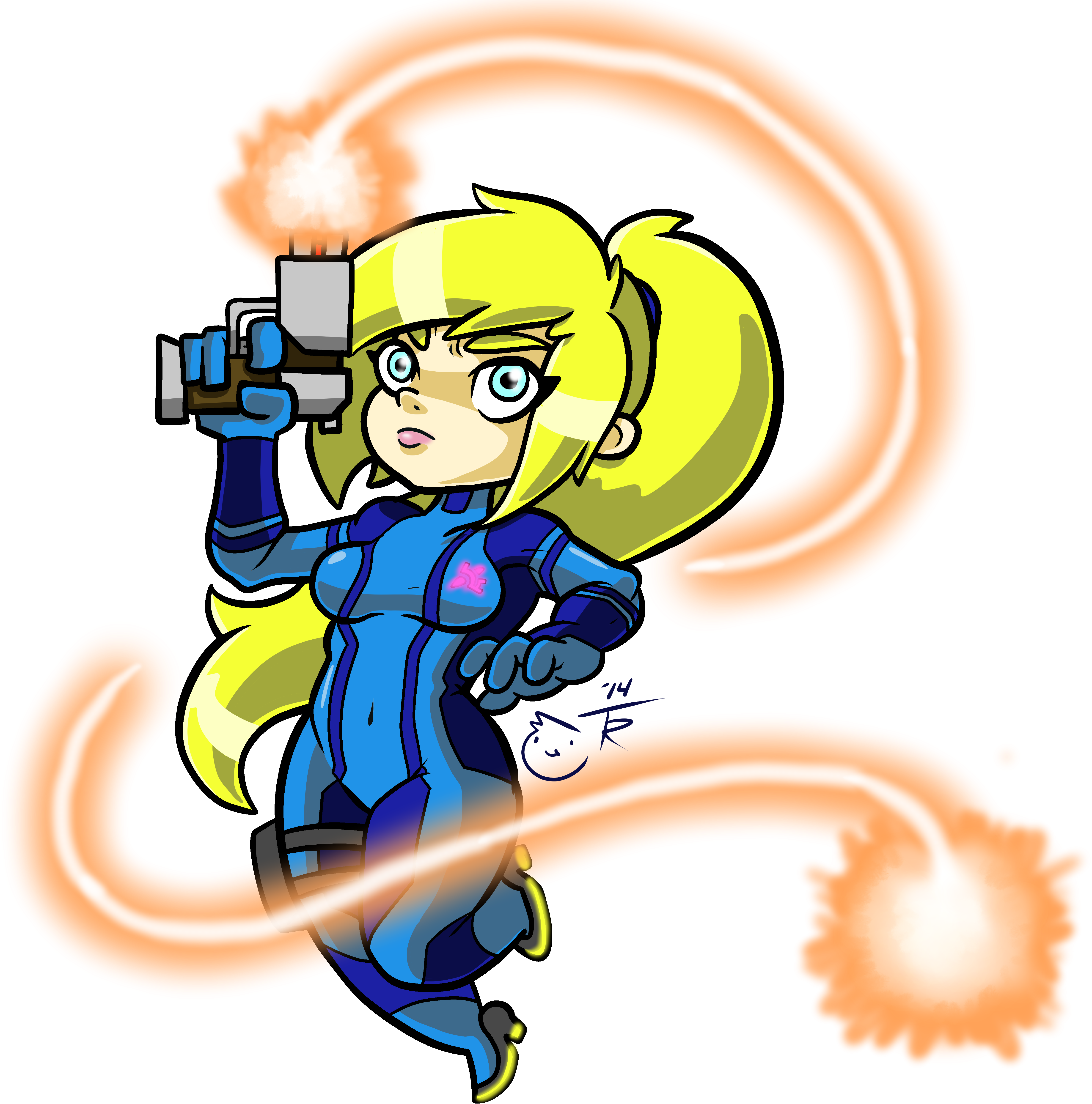 Chibi Zero Suit - Newgrounds (5000x5000)
