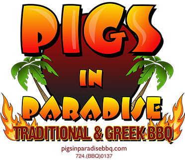 Pigs In Paradise Traditional & Greek Bbq, Barbeque, - Pig In Paradise (371x371)
