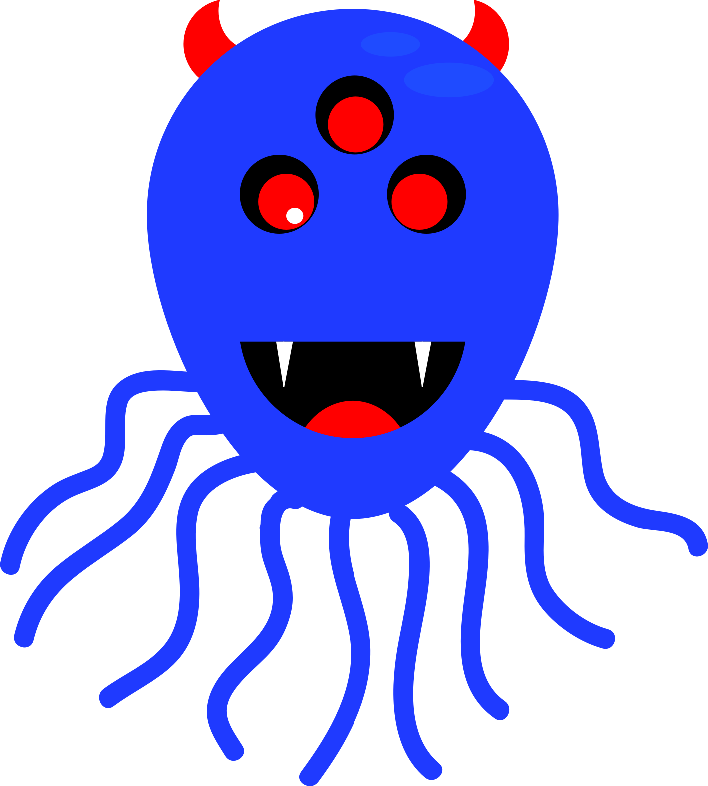 Small Octopus Clipart - Clip Art (1418x1573)