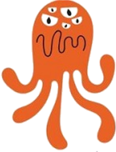 Free Images At Clker - Monster Cartoon Flat Vector (481x600)