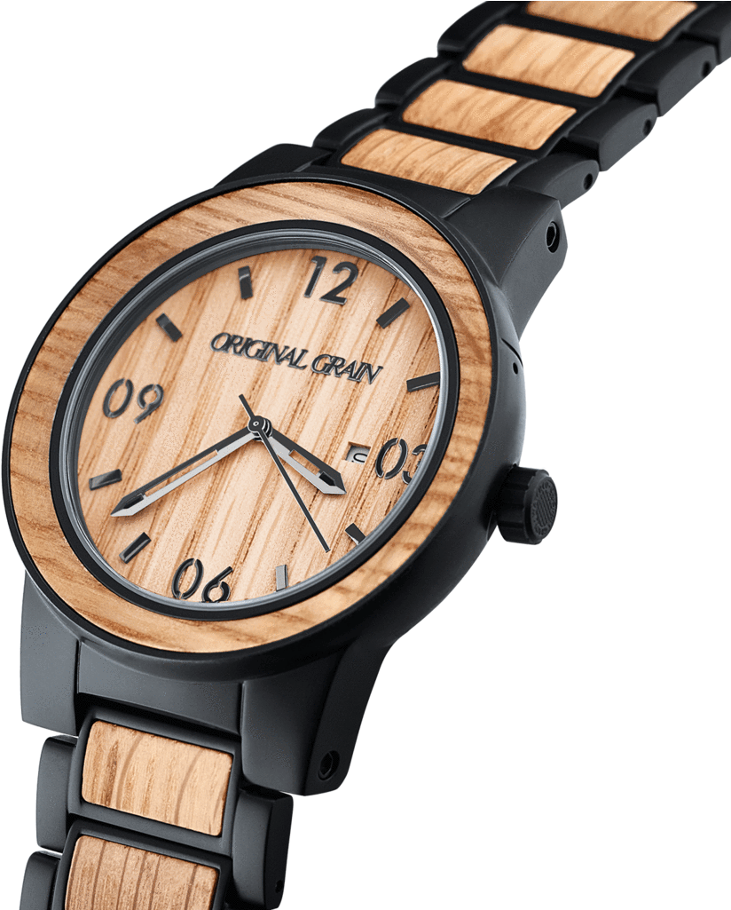 Whiskey Barrel Black 47mm - Original Grain Jim Beam Watch (1024x1024)