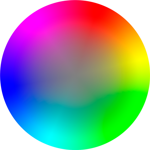 People With Normal Trichromatic Vision Can See The - Color Circle (480x480)