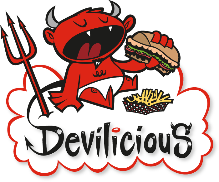 Http - //deviliciouseatery - Com - Devilicious Food Truck Logo (792x612)