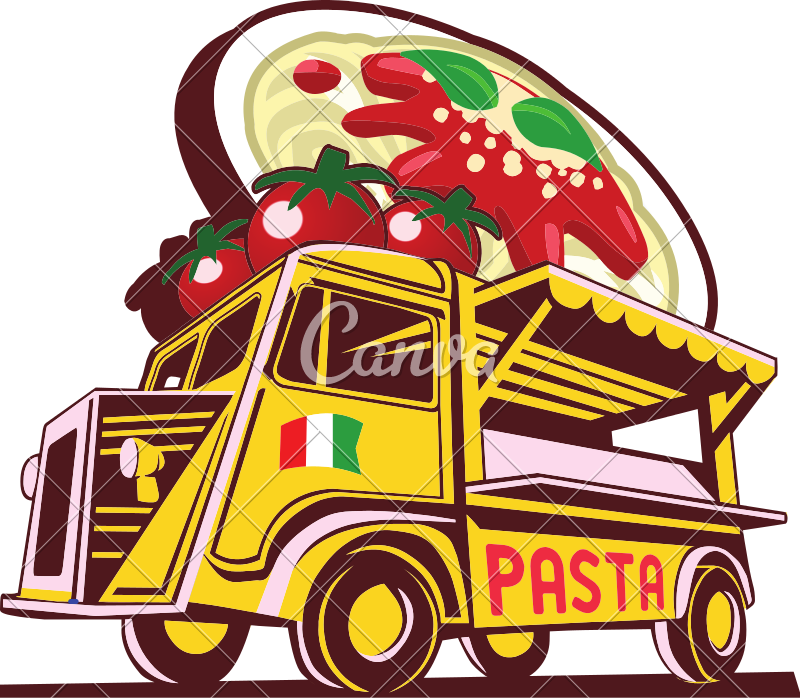 Food Truck Pasta - Food Truck (800x698)