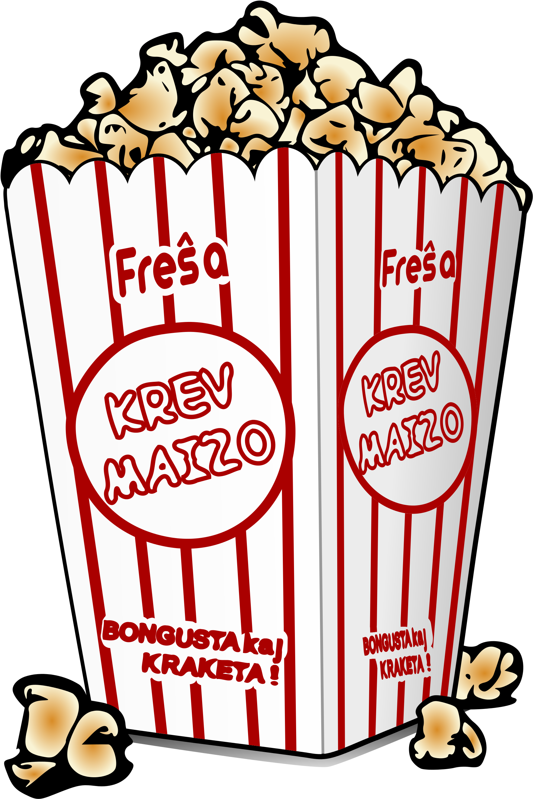 Kernel Cliparts 1, Buy Clip Art - Popcorn Svg (2000x2815)