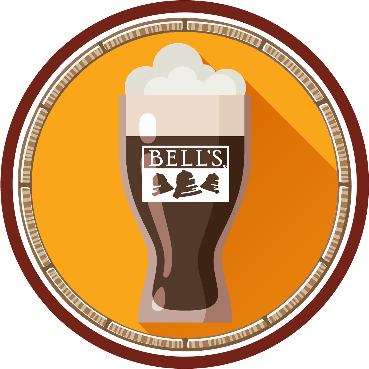 Bells Stouts Untappd Badge Level1 - Department Of Homeland Security (1304x1288)