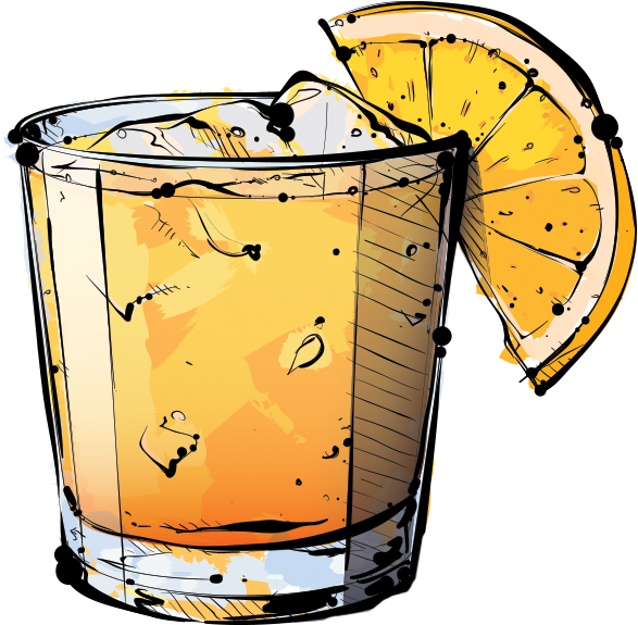 The Lowball Glass - Illustration (600x903)