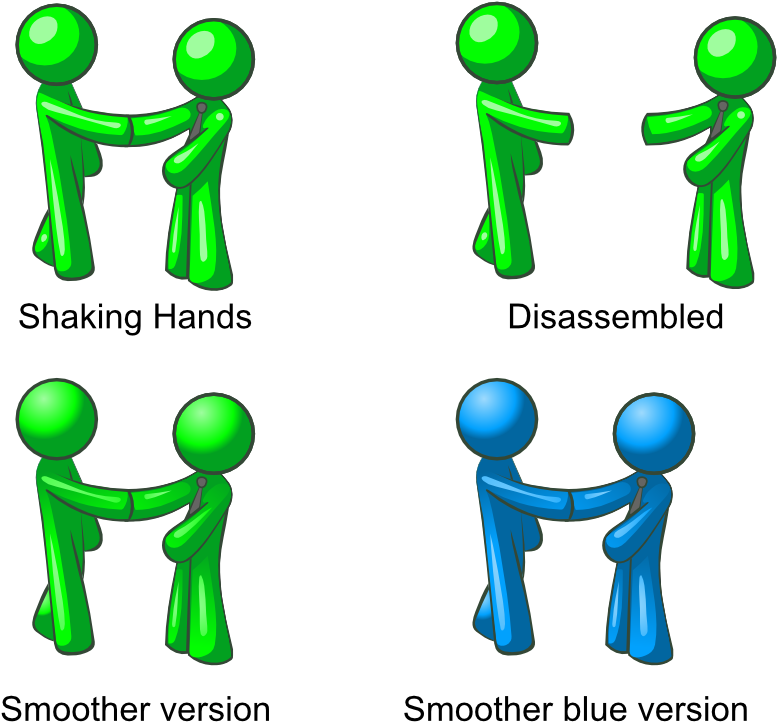 Men Shacking Hand - Shaking Hands Clip Art (800x743)