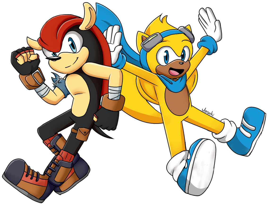 Sonic Mighty Mighty The Armadillo Ray Ray The Flying - Sonic The Hedgehog (1280x1195)