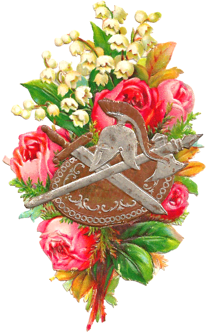 Lily Clipart Victorian Flower - Lily (830x1267)