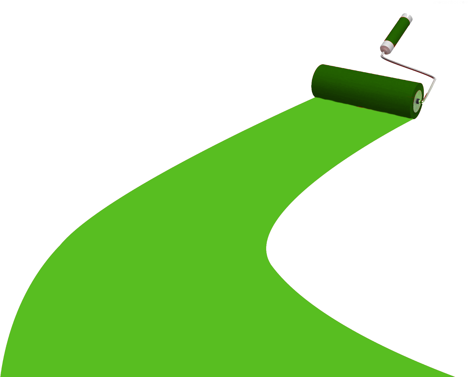 Paint Roll Brush Png (1600x1280)
