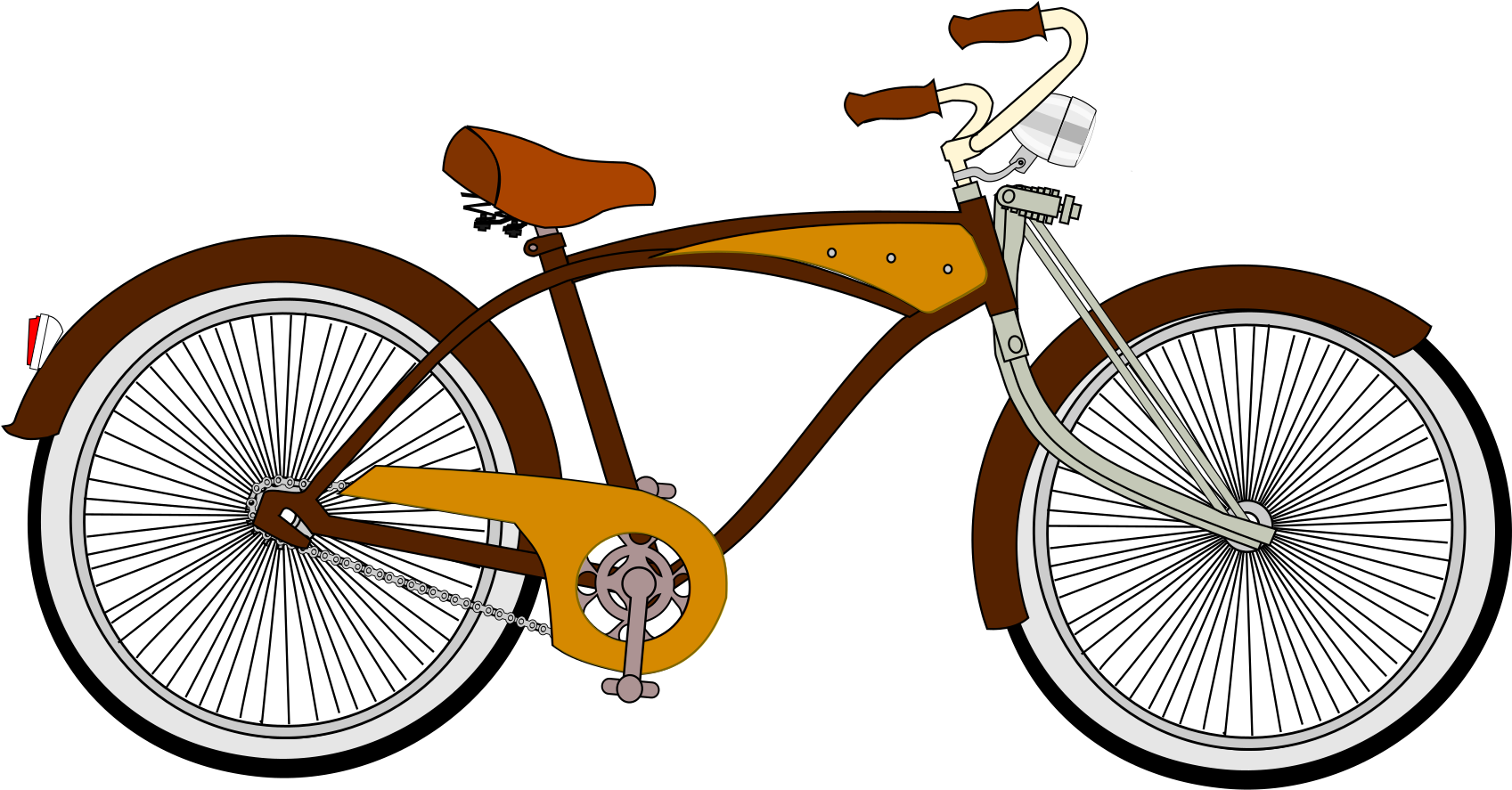 Big Image - Low Rider Bike Vector (2400x1697)