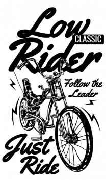 Lowrider - Old School Bicycle Woman Pretty Vintage Shower Curtain (600x352)