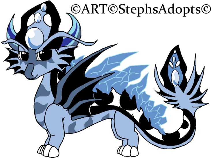 Baby Asian Dragon Lowrider Girl By Stephsadopts - Cartoon (800x587)