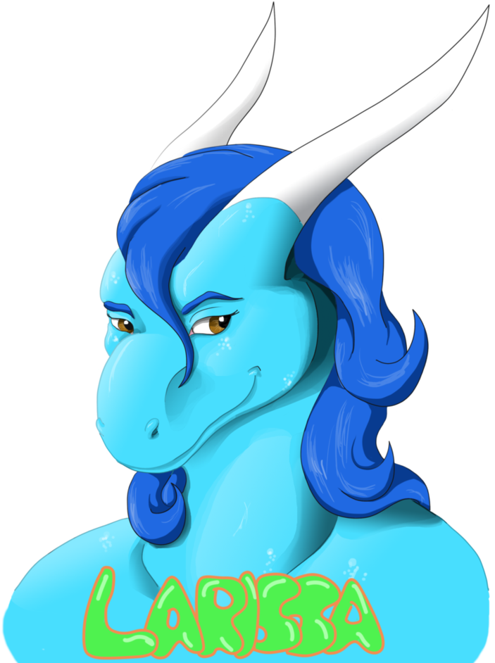 Larissa Badge By Lowrider-girl - Cartoon (800x1000)