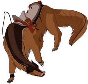 Shirshuthis Is A Large Wolf Creature That Has A Disgusting - Nose (310x397)