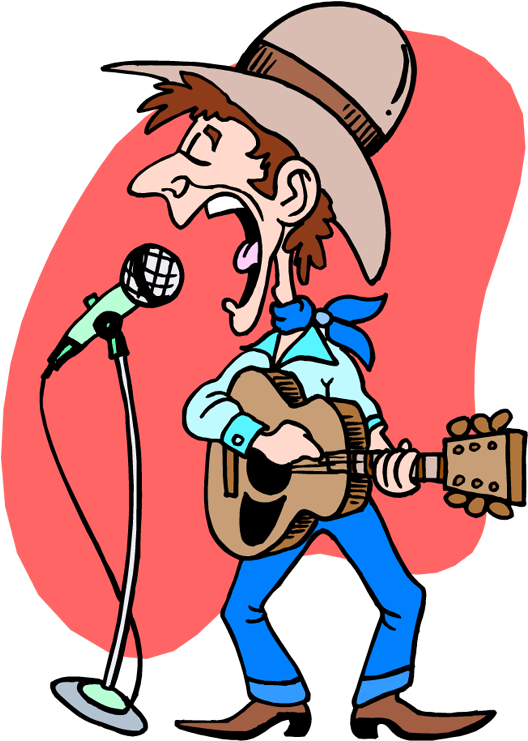 Country Music Clipart - Country Music Clip Art (607x750)