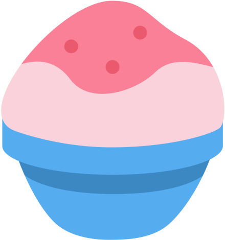 Shaved, Ice, Sweet, Dessert, Food, Emoj, Symbol Icon - Air Batu Campur Vector (512x512)
