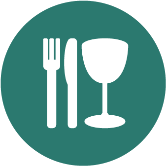 Food And Brews - Food And Beverage Icon (350x350)