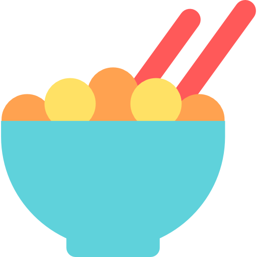 Chinese Food Free Icon - Food Flat Png (512x512)