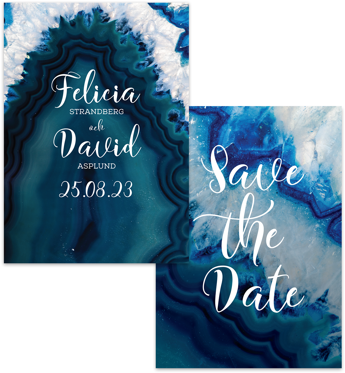 Festkort Och Bröllopsblogg - East Urban Home 'blue Geode' Nature Photography Decorative (1500x1500)