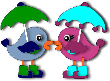 Another Scrappydew Freebie- Rainy Day Tweets - Another Scrappydew Freebie- Rainy Day Tweets (435x321)