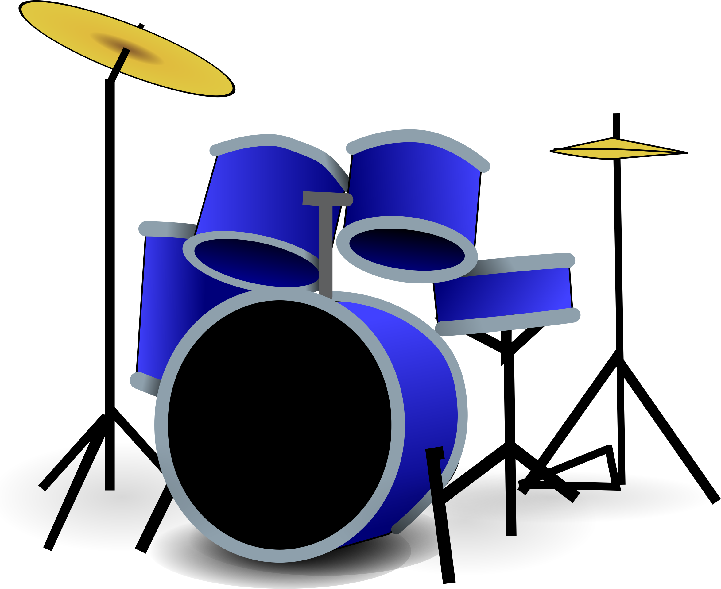 Bass - Drums - Drums Clipart (2349x1920)