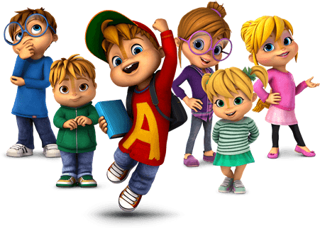 Western Animation / Alvinnn And The Chipmunks - Render Gloob Alvinnn E Os Esquilos (450x350)