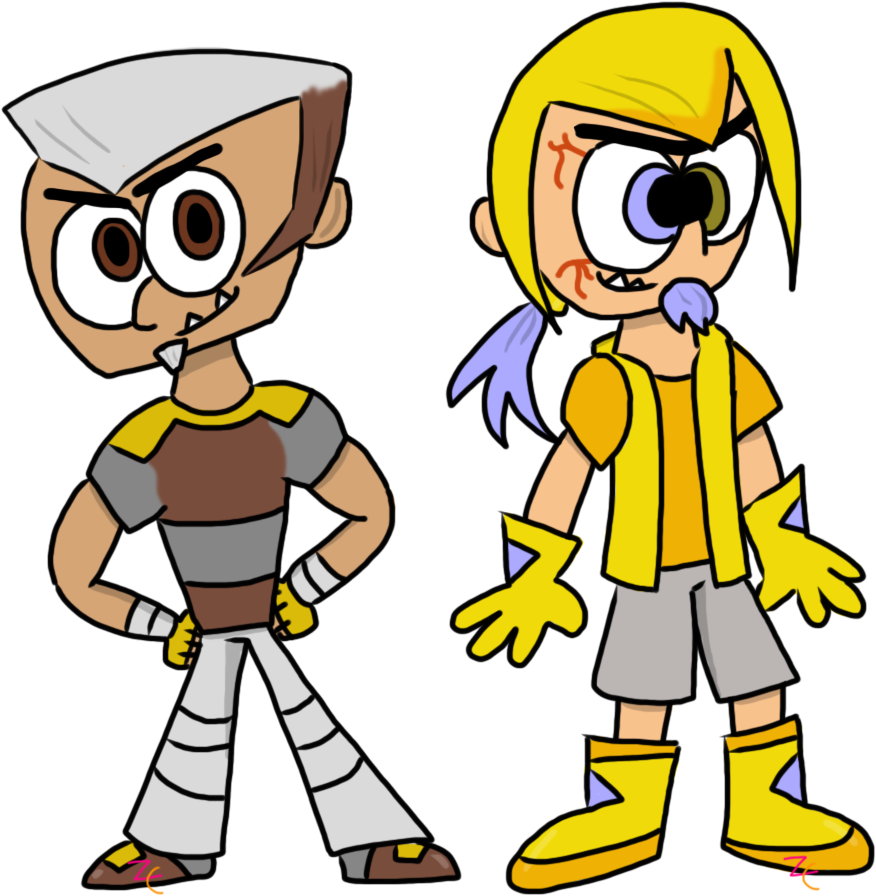 Humanized Mixel Students 3 By Zootycutie - Mixels Background Characters Humanized (1000x1000)