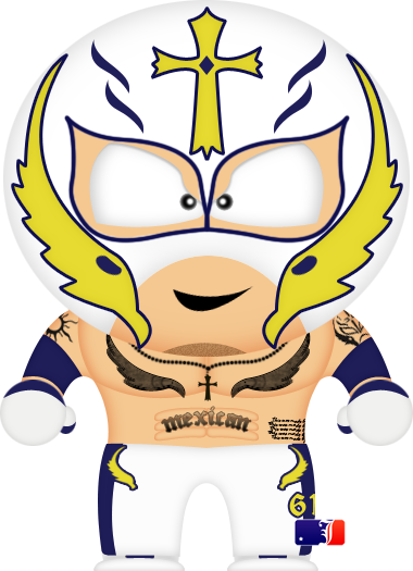 Rey Mysterio By Spwcol - Cartoon (380x525)