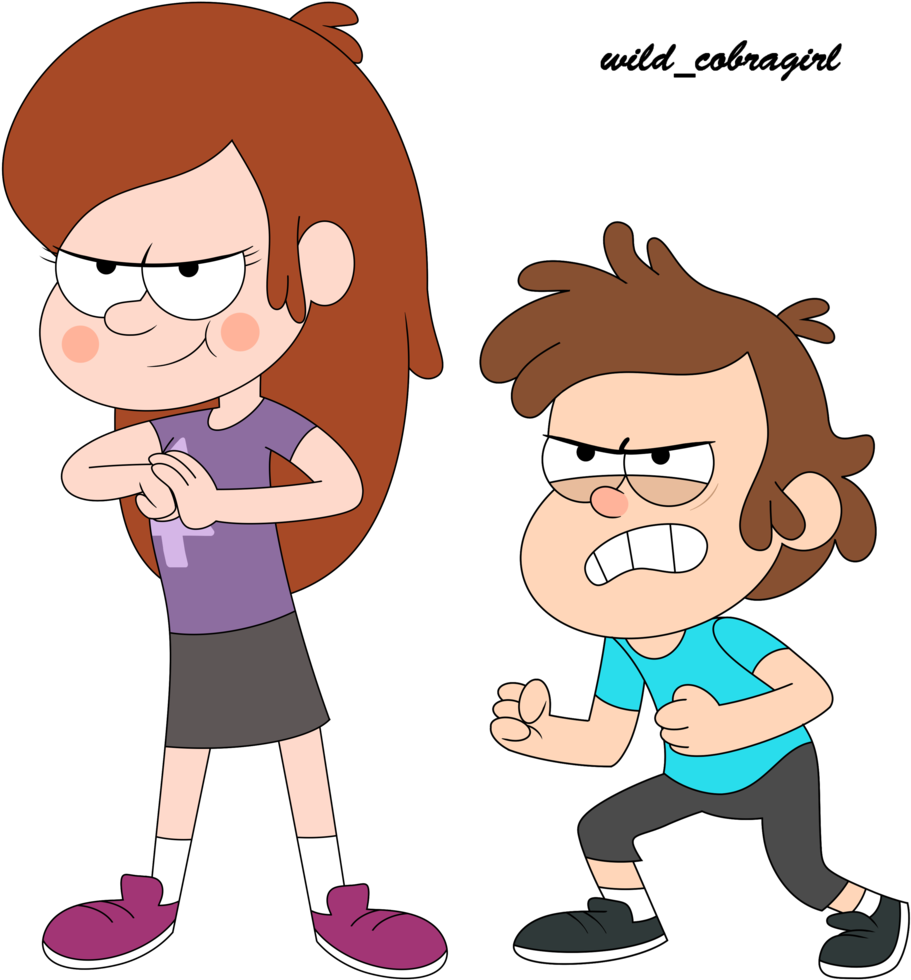 Wendip Kids By Wild-cobragirl - Wendy's Kids Gravity Falls (1024x1069)