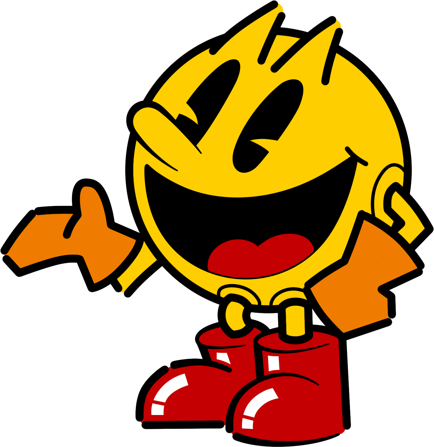 Pac Man Pac Man World 3 Pac Mania Arcade Game - Pac Man Pac Man World 3 Pac Mania Arcade Game (1424x1467)