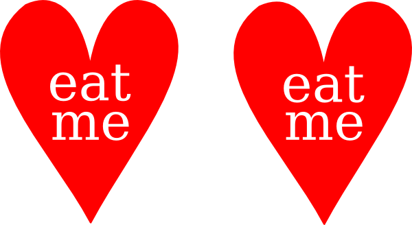 Twin Hearts Clip Art - 666 Real (600x328)